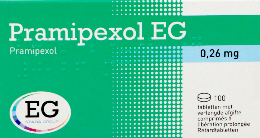 Pramipexol EG 0,26Mg Verlengde Afgifte Tabl 100 1