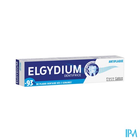 Elgydium Dentifrice A/plaque Tube 75ml