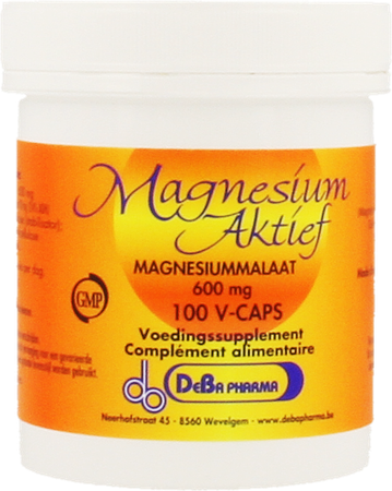 Magnesium Actif Caps 100 X 600mg Deba 5