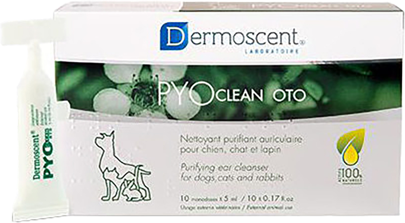 Dermoscent Pyoclean Oto Sol Oor Pipet Mono 10x5ml 2