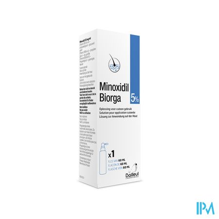 Minoxidil Biorga 5% Opl Cutaan Koffer Fl 1x60ml