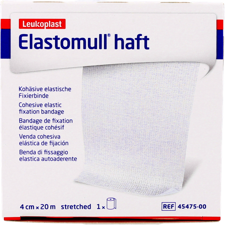 Elastomull Haft Latexvrij 4cmx20m 4547500 4