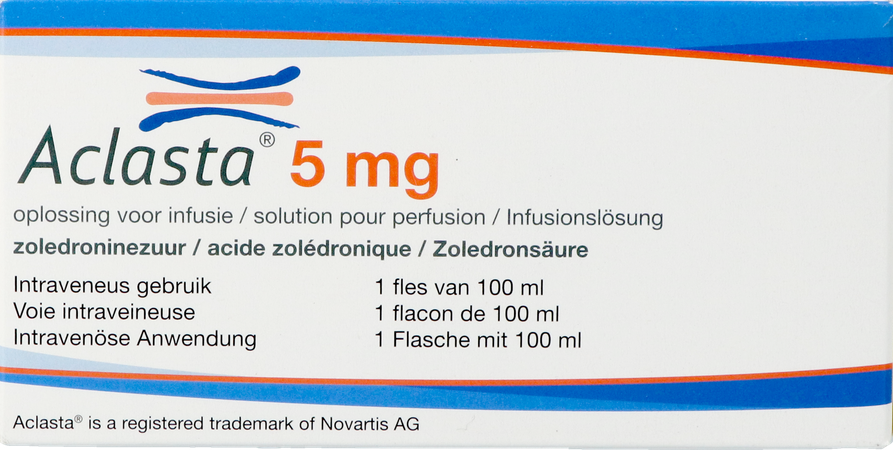 Aclasta 5mg Pi Pharma Opl Inf Iv Fl 1x100ml Pip 1