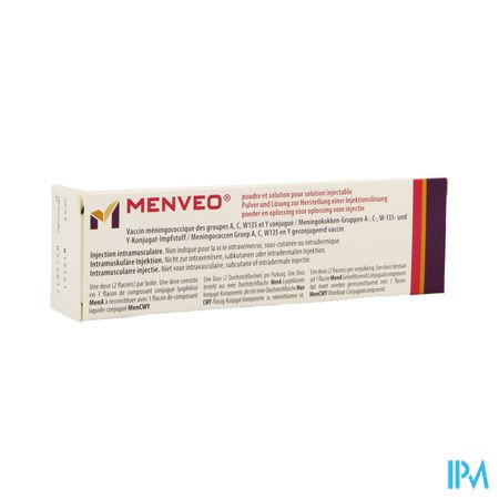 Menveo Pdr+sol Pr Sol Inj 2 Fl+ 1 Voorgev Spuit 1d