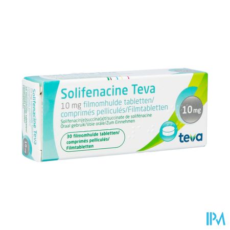 Solifenacine Teva Filmomh Tabl 30 X 10mg