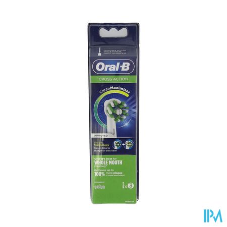 Oral-b Refill Eb50-3 Crossaction 3