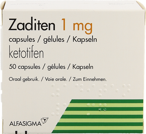 Zaditen Caps 50 X 1mg 3