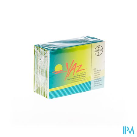 Yaz 0,02mg/3mg Comp Pell 6 X 28