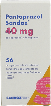Pantoprazol 40mg Sandoz Maagsapresis. Tabl 56 Hdpe 3