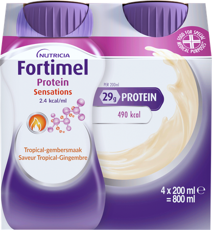 Fortimel Protein 2.4kcal Tropisch Gember 4x200ml 3