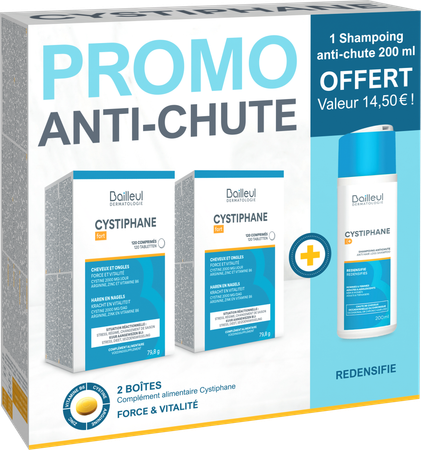 Cystiphane Tabl 2x120+sh A/haaruitval 200ml Gratis 4