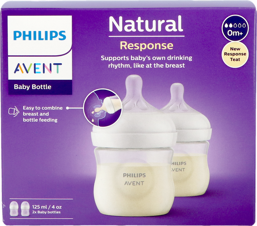 Philips Avent Natural 3.0 Zuigfles Duo 2x125ml 1