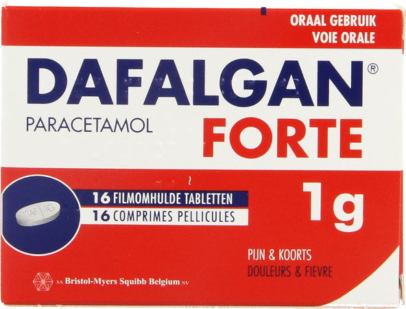 Dafalgan Forte 1g Impexeco Comp Pell 16 X 1g Pip 1