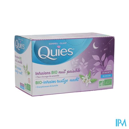 Quies Infusie Rustige Nacht Bio Zakje 20