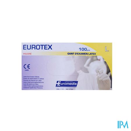 Pharmex Eurotex Latex l Gepoederd 100