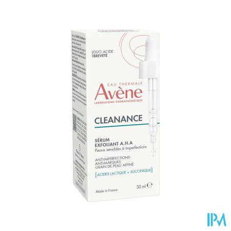 Avene Cleanance Serum Exfoliant A.h.a 30ml