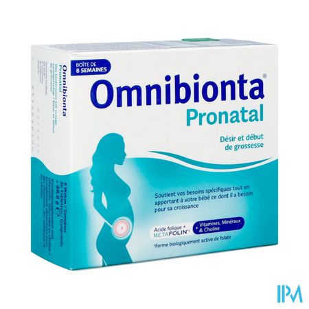 Omnibionta Pronatal: Désir et Début de Grossesse - 8 semaines (56 comprimés )