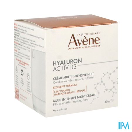 Avene Hyaluron Activ B3 Cr Regen. A/ride Nuit 40ml