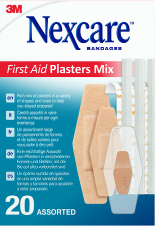 Nexcare First Aid Plasters Mix 20 7