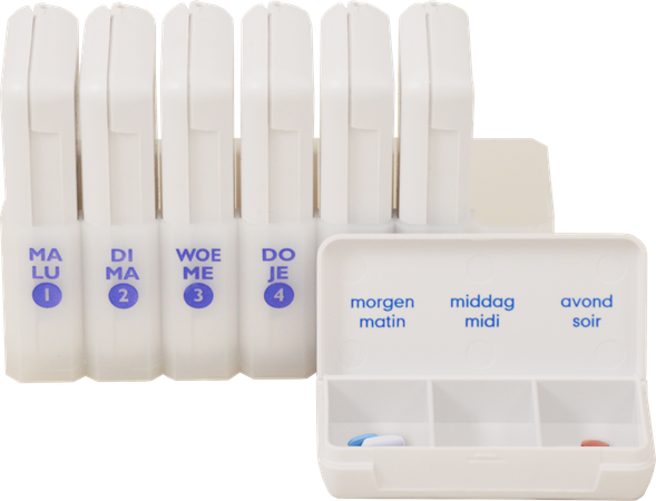 Fisamed Medi Organizer Mini Pillendoos Otc Sol 1