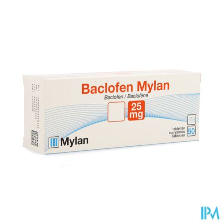 Baclofen Viatris 25mg Comp 50