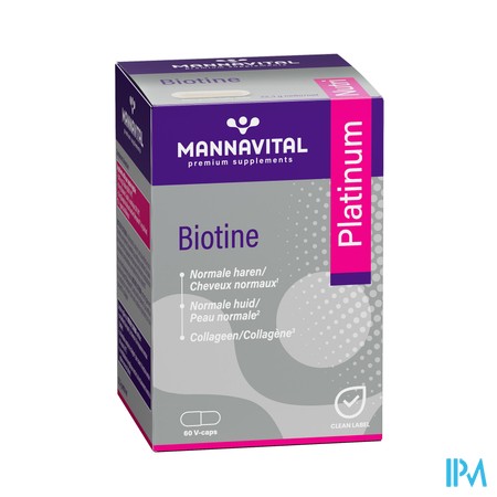 Mannavital Biotine Platinum V-caps 60
