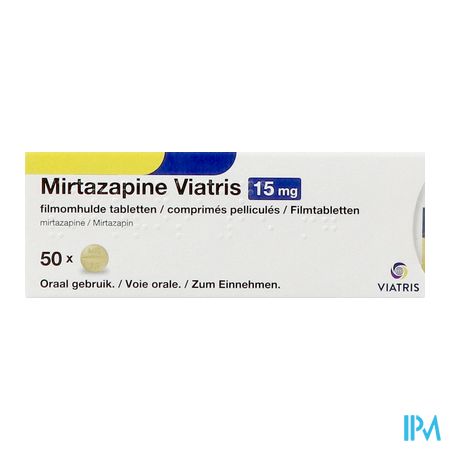 Mirtazapine Viatris 15mg Tabl 50 2