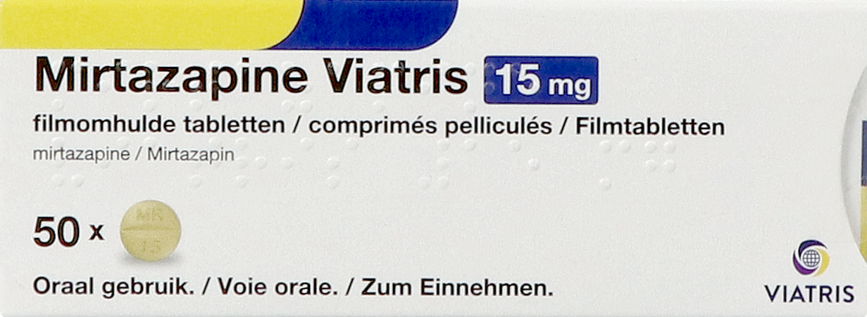 Mirtazapine Viatris 15mg Tabl 50 2