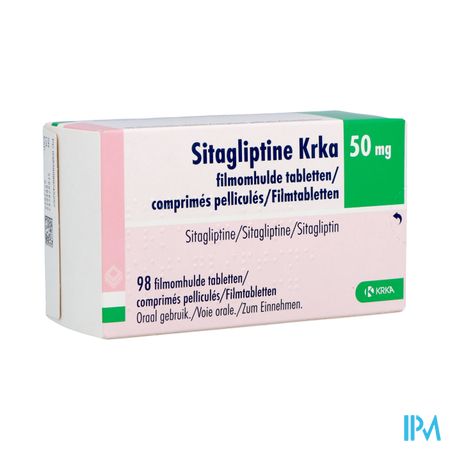 Sitagliptin Krka 50mg Filmomh Tabl 98