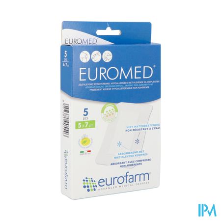 Euromed 5x 7cm 5 Eilandpleister Steriel