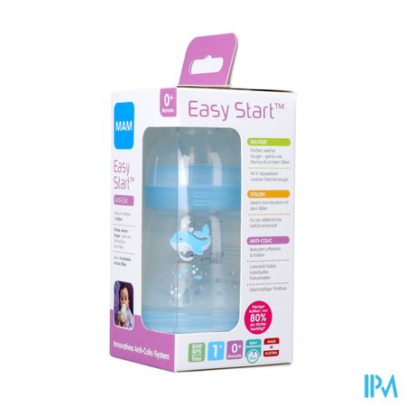 Biberon Mam Easy Start A/colic 160ml Jongen