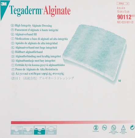 Tegaderm Alginate Steril 10cmx10cm 10 90112 1