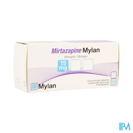 Mirtazapine Viatris 15mg Comp Pell 100