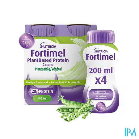 Fortimel Plantbased Protein Romige Erwt 4x200ml