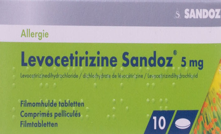 Levocetirizine Sandoz 5mg Comp Enrob. 10 X 5mg 4