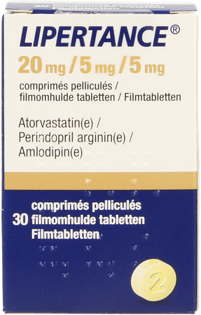 Lipertance 20mg/ 5mg/ 5mg Filmomh Tabl 30 1