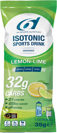 6d Isotonic Sports Drink Lemon Lime Pdr Zak 14x35g 3