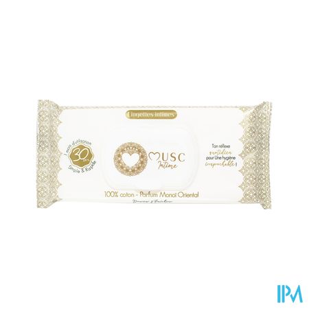 Musc Intime Lingettes Intime Monoi Oriental 30