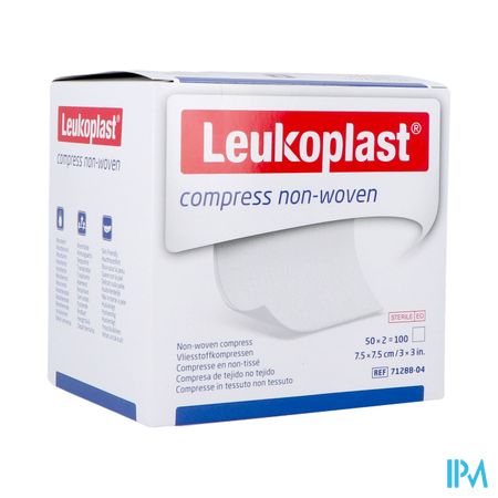 Leukoplast Compress N/woven St. 7,5cmx7,5cm 50x2