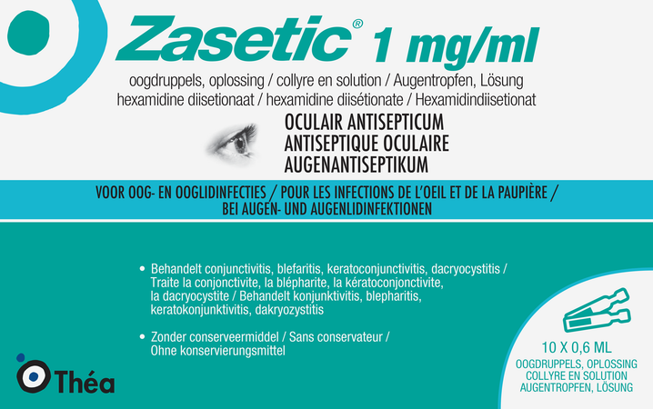 Zasetic 1mg/ml Opl Ud Oogdruppels 10x0,6ml 1