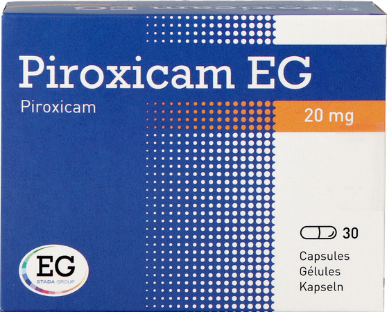Piroxicam EG Gelules 30X20Mg 2