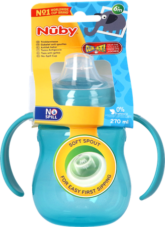 Nuby A/lekbeker Handvaten 6m+ 270ml 3