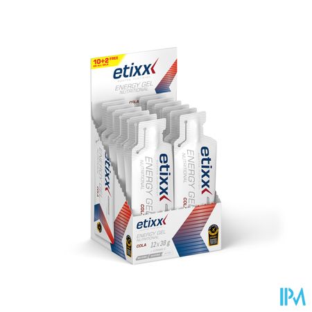 Etixx Nutritional Energy Gel Cola 12x38g