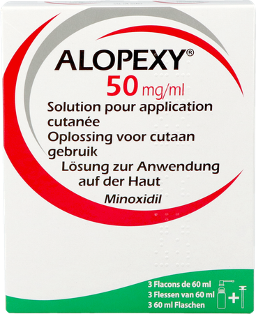 Alopexy Pi Pharma 50mg/ml Opl Cutaan Fl 3x60ml Pip 3