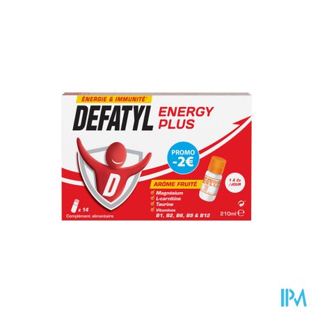 Defatyl Energy Plus 14x15ml Promo