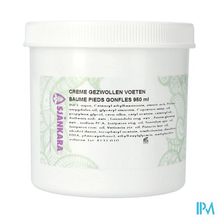 Sjankara Creme Gezwollen Voet 950ml