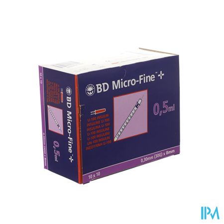 Bd Microfine+ Ins.spuit 0,5ml 30g 8,0mm100 324825