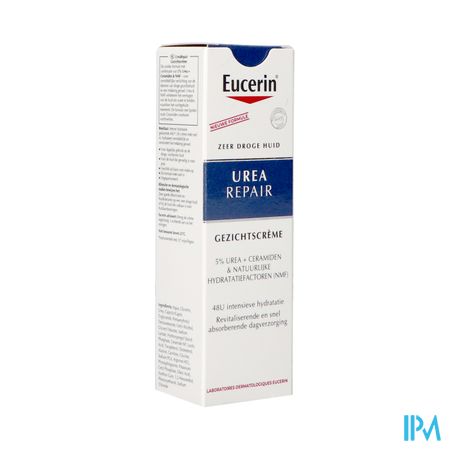 Eucerin Urearepair Gezichtscr 5% Urea Tube 50ml Nf