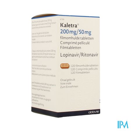 Kaletra 200mg/50mg Filmomh Tabl 120