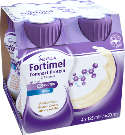 Fortimel Compact Protein 2.4kcal Vanilla 4x125ml 4